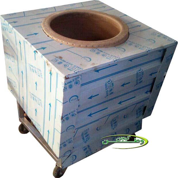 تنور نانوایی صنعتی رستورانی دهنه چهل سانتیمتر