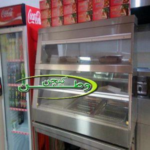 گرمکن دیسپلی ایرانی فست فود مرغ سوخاری