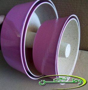 قالب کیک شیفون دار سرامیکی